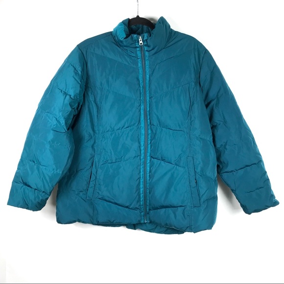Lands' End Jackets & Blazers - Lands End Women's 1X Down Puffer Jacket